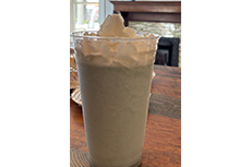 Honey Almond Milk Flat White Blue Coconut Rush